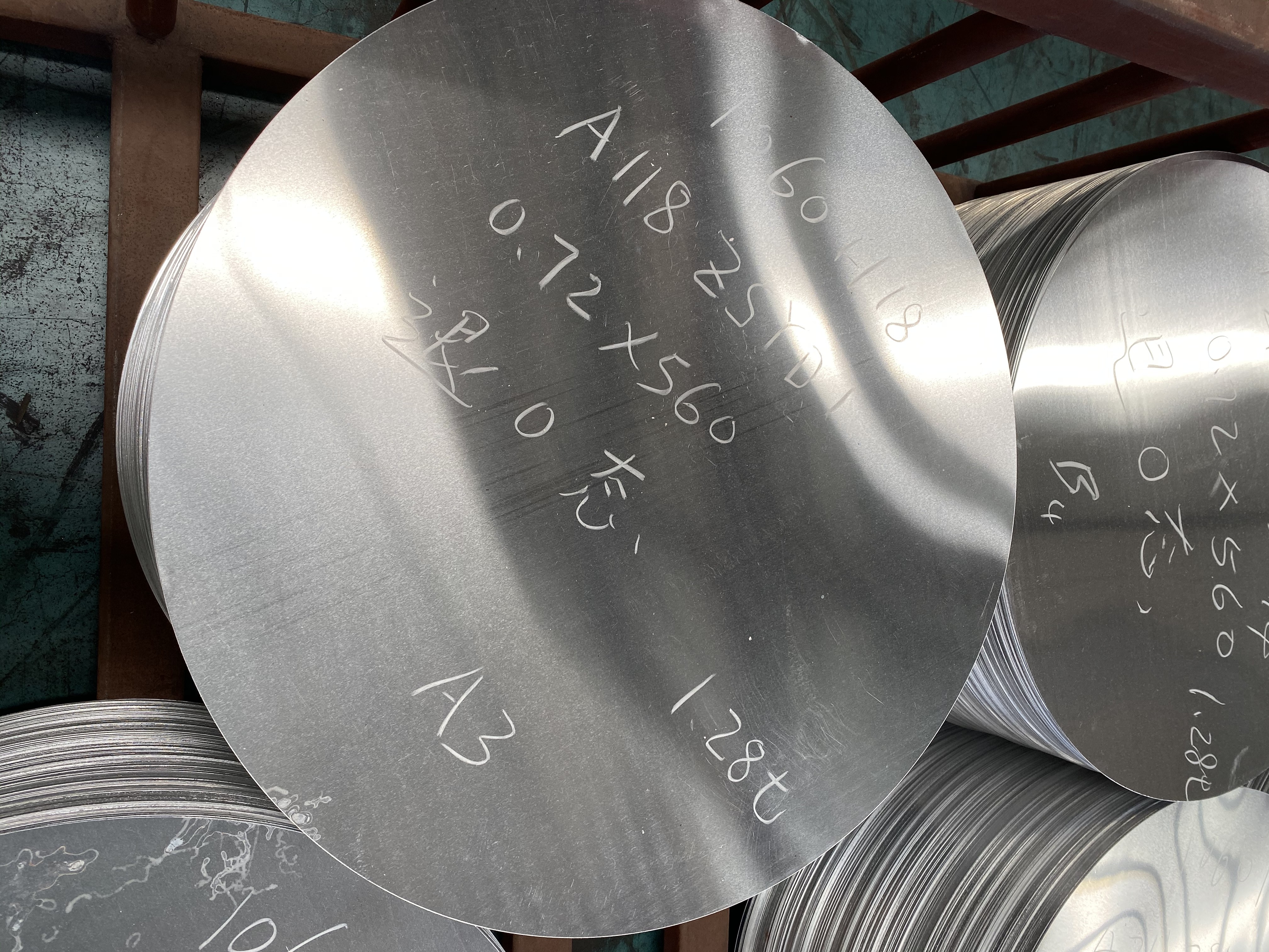 Círculo de aluminio de disco personalizado
